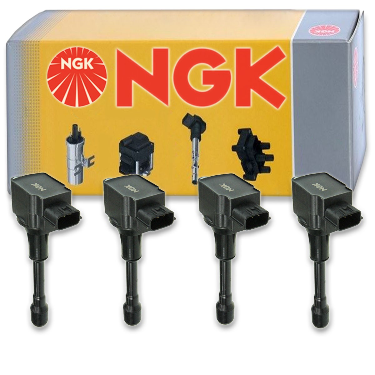 4 pcs NGK Ignition Coil for 2013 Nissan NV200 2.0L L4 - Spark Plug Tune Up hg