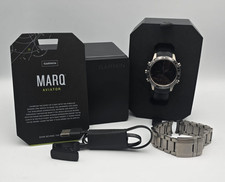 Garmin MARQ Aviator Premium Luxury GPS Smartwatch With Box & Extra Metal Band