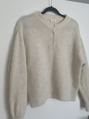 American Vintage Damen Pullover Cremefarbend- XS/S - 36 - Neuwertig Top Zustand