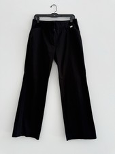Dolce & Gabbana Women’s Black Cotton Stretch Bootcut Dress Pants 44