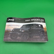 2021 Jeep Wrangler Owners Manual With Free Shipping