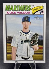 2026 Topps Heritage - Cole Wilcox #155 Base Rookie Tampa Bay Rays (RC)