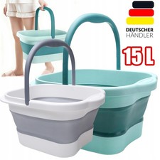 Faltbare Fußwanne mit Massage 15Liter Anti Schmerzen Fußbad für Reisen mit Griff