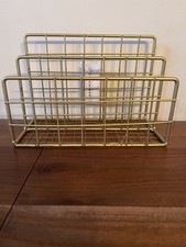 Gold Metal Letter Rack