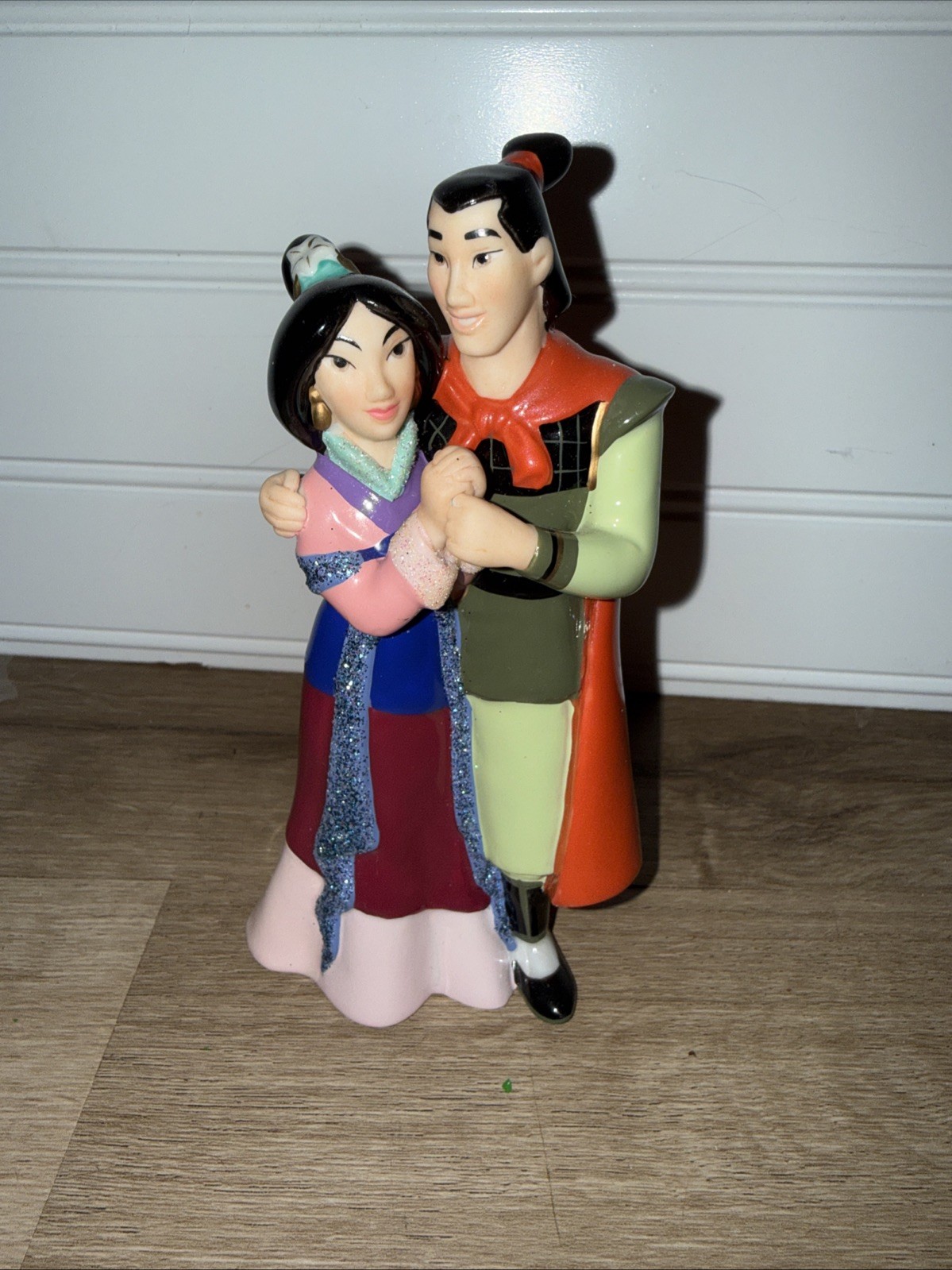 Disney Mulan & Li Shang Disney Parks Exclusive Porcelain Figure 5.5”