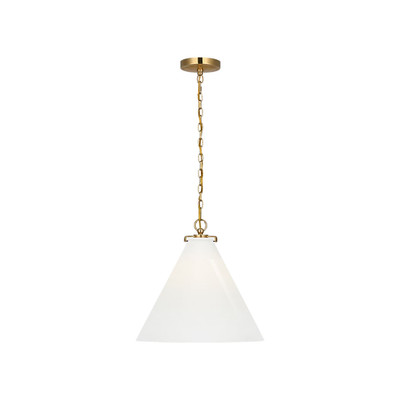 Visual Comfort Katie 15'' Pendant Light by Thomas O'Brien TOB 5226HAB/G6-WG
