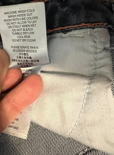 Levis Girls Adj Waist Flap Pockets Bootcut Jeans 12 reg Western Cowgirl BTS - Picture 10 of 11