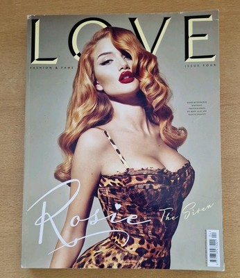LOVE UK Magazine Rosie Huntington-Whiteley Autumn / Winter 2010 Vintage Fashion