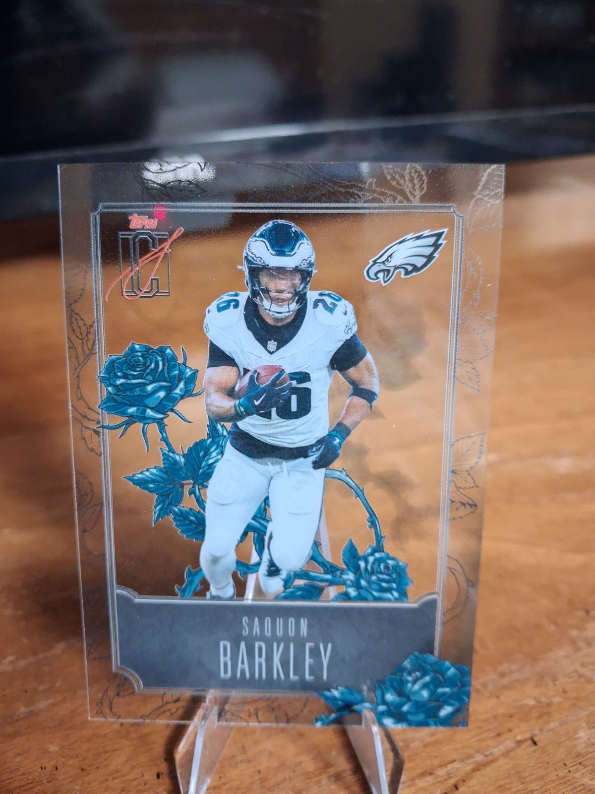 Topps 2025 Signature Class Roses Insert Saquon Barkley Eagles #ROSES-7
