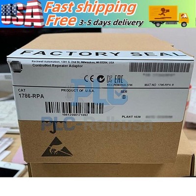 Allen-Bradley 1786-RPA ControlNet Repeater Adapter Module Series B US Free Tax