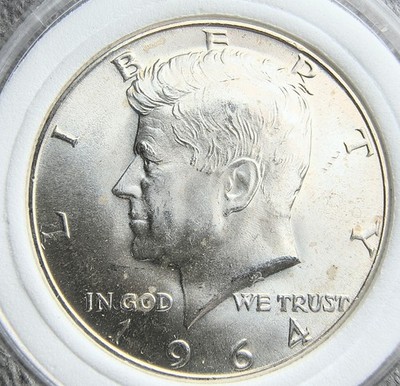 1964-D Kennedy Half Dollar TDO FS-103 Cherrypicker Variety BU Silver DDO RPM