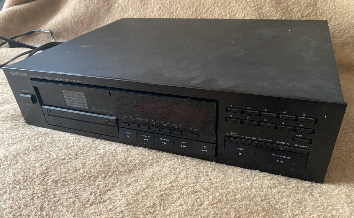 Vintage Kenwood DP-M98 Multiple Compact Disc Player 6 CD Changer