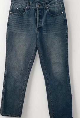 WRSTBHVR Mom Jeans im Used-Look Hellblau W31