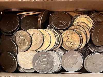 50 Eisenhower Dollars From This Box