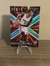 2021-22 Bam Adebayo Donruss Power in the Paint  #4 Holo Teal Laser Miami Heat