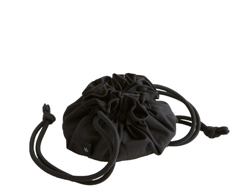 Vera Bradley NWT Drawstring Jewelry Bag/Cosmetic Pouch MOONLESS NIGHT Black