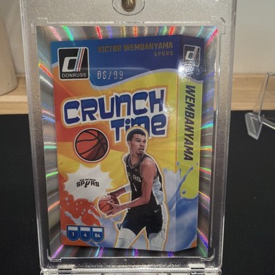 2024-25 Panini Donruss - Crunch Time Victor Wembanyama #2 Holo Laser /99