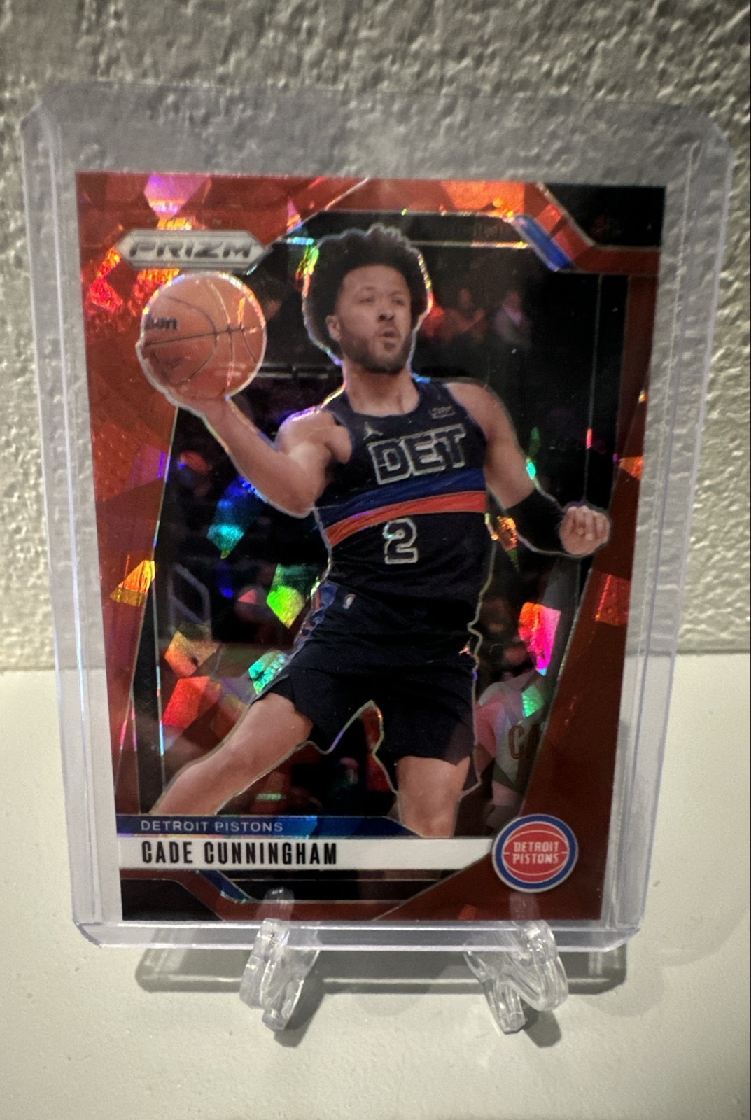 2024-25 Panini Prizm - Cade Cunningham #41 Red Ice Prizm