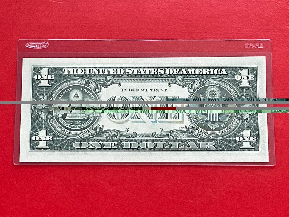 STAR NOTE 1969A $1 DOLLAR BILL ( BOSTON A )  UNCIRCULATED - Image 3 of 3