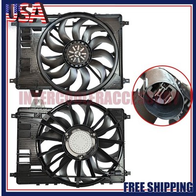 Radiator Cooling Fan Assembly For Jaguar E-Pace 2.0L 2018-2020 J9C6723 LR099669