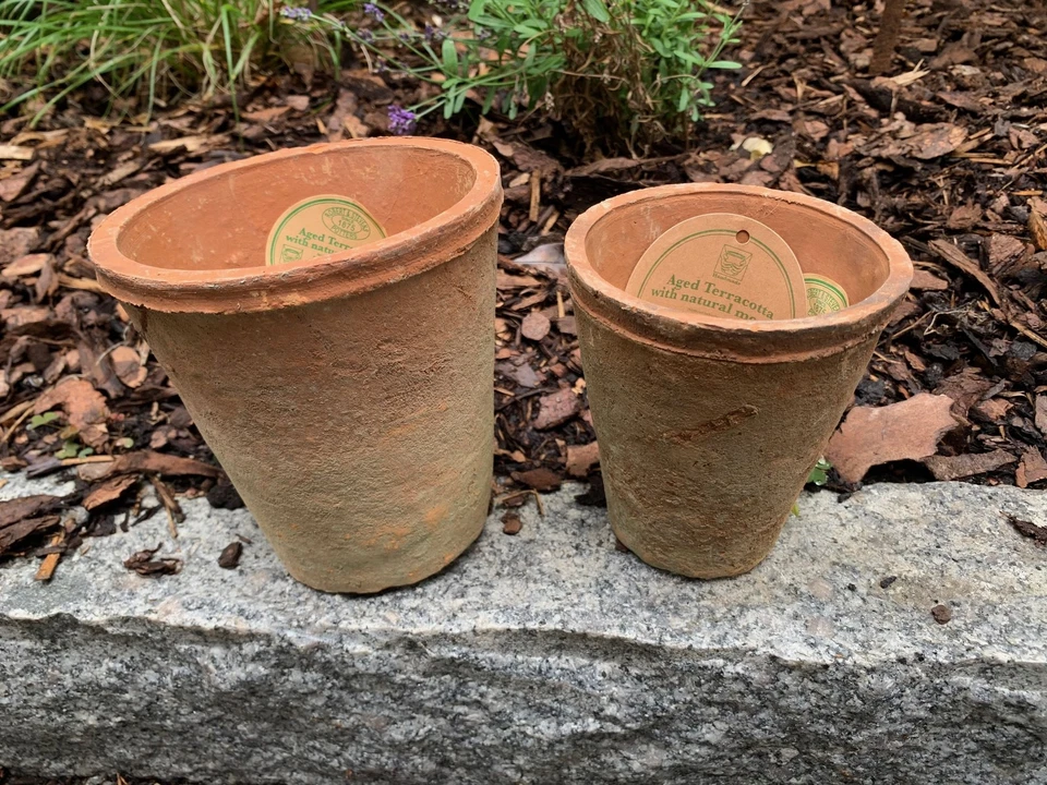 B - Ware - Esschert Design - Aged Terracotta 2er Topfset Rund - Bild 4 von 4