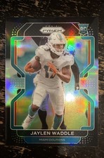 2021 Panini Chronicles - Prizm Black Jaylen Waddle #PB-10 Silver Prizm (RC)