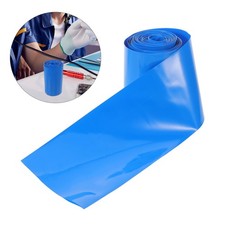  1 Roll Battery Wrap PVC Heat Shrink Wrap Tube - 49.21ft Flat Heat Shrink Tubing