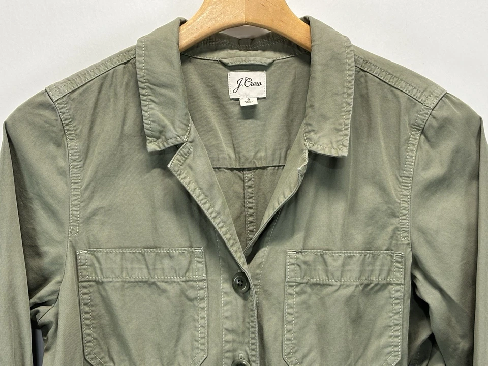 J. Женский цельный зеленый комбинезон Crew Foundry Chino размер 8 - Изображение 2 из 4