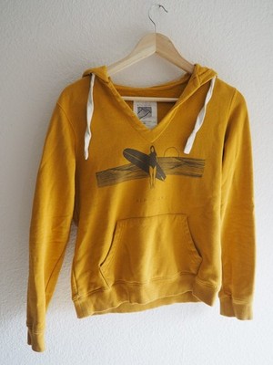 RIP Curl Hoodie Surf Damen Xs Senfgelb Kapuzenpullover