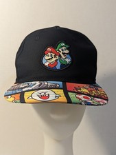 Super Mario 2021 Nintendo Logo Youth Baseball Cap.