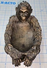 Rare Vintage Monkey Gorilla Chimp Bronze Finish Dresser Valet Tray-LooK