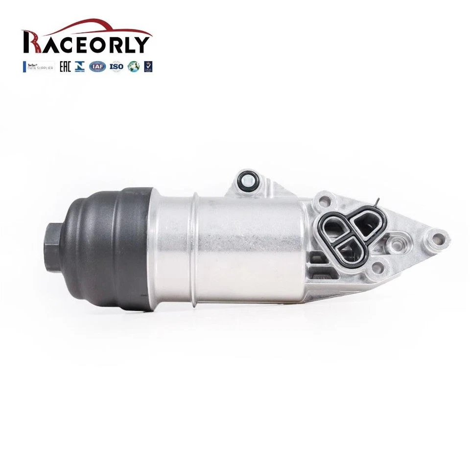 RACEORLY Aluminium Oil Filter Housing For Audi A4 A5 A6 A8 Q5 Q7 06E115405K - Image 3 of 4