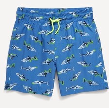 NWT Old Navy Boys Swim Trunks swimsuit sharks u pick size