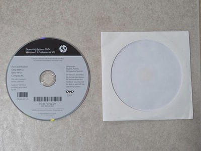 HP COMPUTER OPERATING SYSTEM DVD WINDOWS 7 PROFESSIONAL SP1 780725-DN1