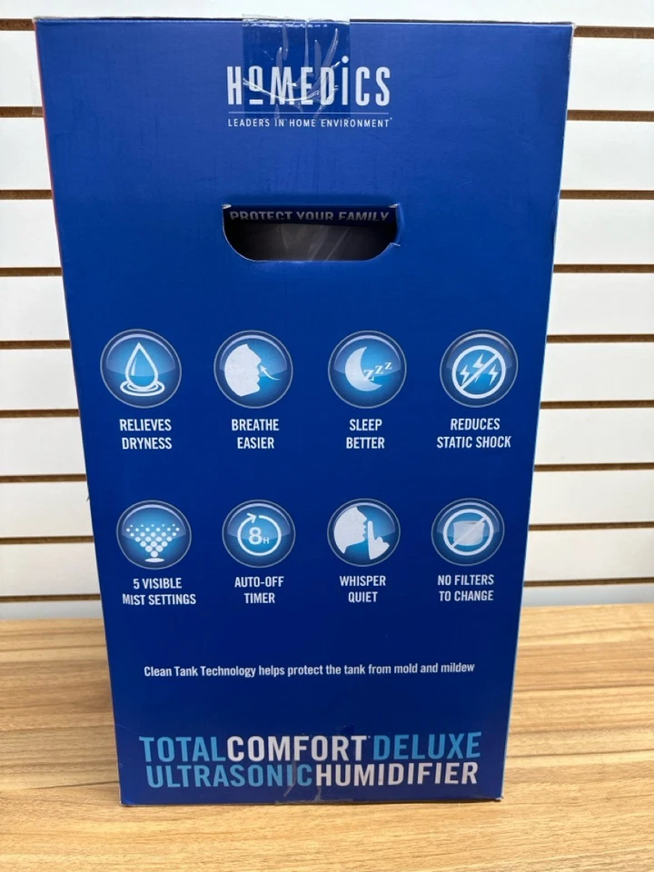 HOMEDICS DELUXE ULTRASONIC HUMIDIFIER (TDW039095) - Image 2 of 4