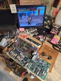 MORTAL KOMBAT 1 PCB JAMMA ARCADE BOARD SET PROTO REV WORKING!!! (Y-UNIT) MIDWAY