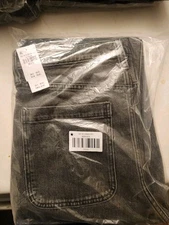 Hollister Jeans Mens 32 x 32 Gray Baggy New With Tags