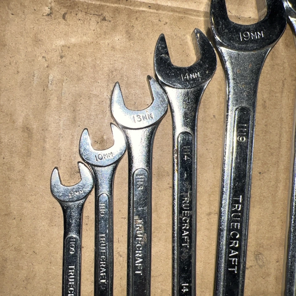 Lote de 6 llaves combinadas métricas Truecraft Foto 3 de 4