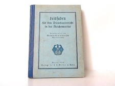 Leitfaden für den Dienstunterricht in der Reichsmarine. Reichswehrministerium (H