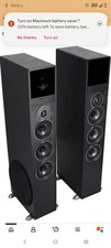 Rockville Home Theatre Speakers 10 Subwoofers 1000W Black Pair Open Box Used