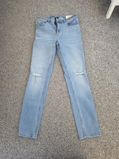 River Island Men's Ripped Jeans Size 32w 32l Stretch Skinny