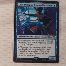 Wizards MTG Lady Octopus Inspired Inventor Marvel 0035 Blue Creature ENG