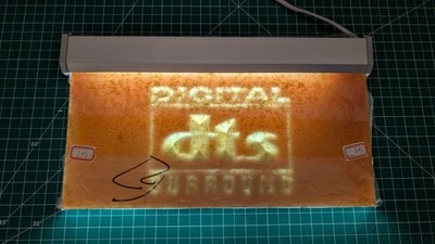 RARE New Old Stock (NOS) Dolby DTS Digital Surround Lighted Cinema Sign Vintage