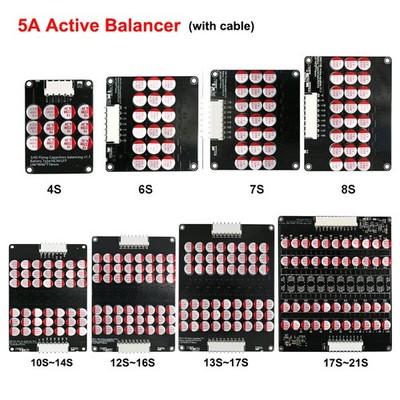 3S-16S 5A Active Equalizer Balancer Li-Ion LiFePo4 LFP Battery Energy Capacitor