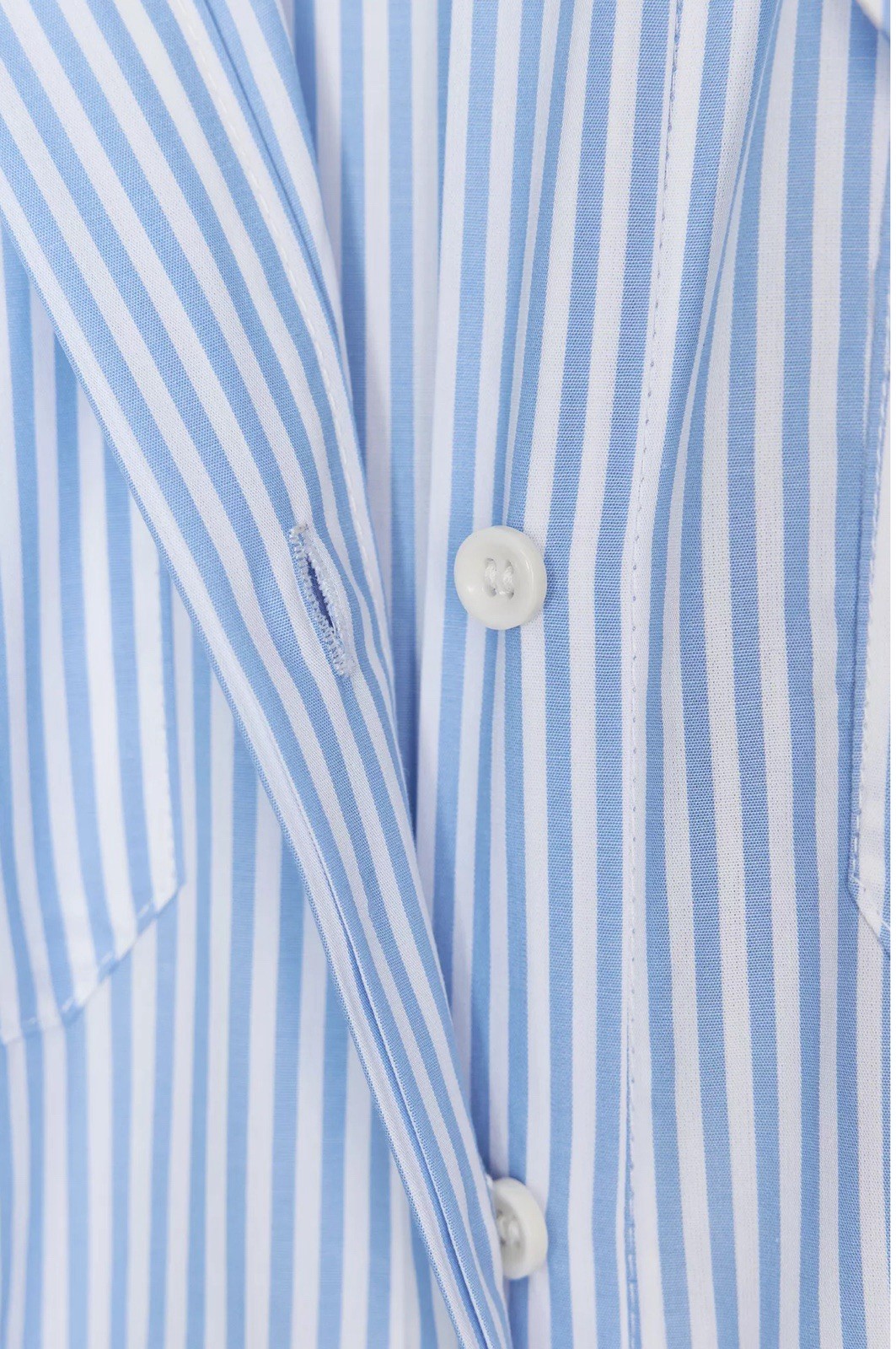 ZARA ZW COLLECTION POPLIN SHIRT DRESS Striped | 2640/596/104 image 3