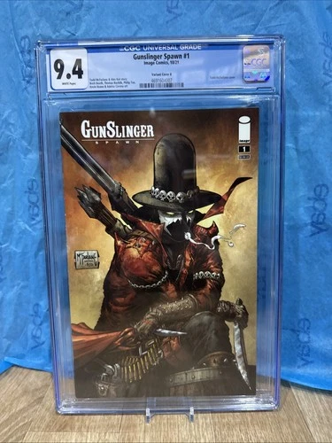 Spawn Gunslinger #1 Gamestop exclusive variant CGC graded 9.4 Graded Comic