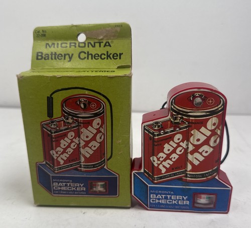 Vintage Radio Shack Micronta Battery Checker Model 22-098