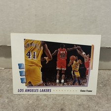 SkyBox 1991-92 Game Frame Insert Magic Johnson #417 Los Angeles Lakers NBA