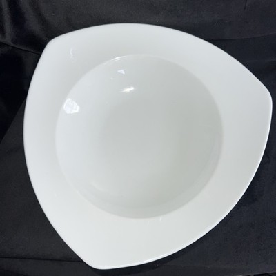 VTG Thomas Rosenthal Vario Triangular Pasta Bowl Germany Set of 2 Minimalist 11 