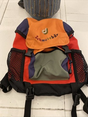 Deuter Kids Backpack Blue Orange Red Green Hiking Outdoors Used